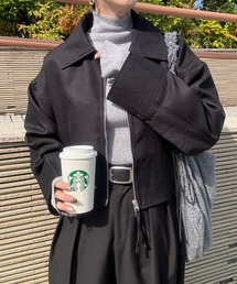 y/m by misato | ヘザーエステルツイルショートジャケット(その他アウター)