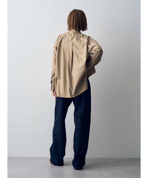 YECCA VECCA(イェッカヴェッカ)の「ロングシャツ(シャツ/ブラウス・レディース・オフホワイト/ブルー/ベージュ/ネイビー・FREE)」の21枚目の写真