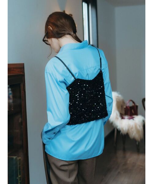 YECCA VECCA(イェッカヴェッカ)の「ロングシャツ(シャツ/ブラウス・レディース・オフホワイト/ブルー/ベージュ/ネイビー・FREE)」の18枚目の写真