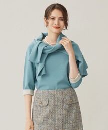 レーヨンストレッチ カーディガン