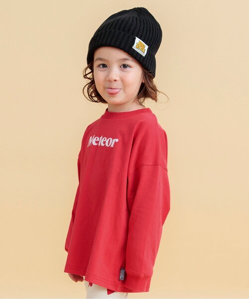 BREEZE（ブリーズ）の「ロゴ&ナンバリング ロンT（Tシャツ/カットソー・キッズ・ブラック/オフホワイト/ブルー/レッド/ピンク/グリーン・90/100/110/120/80/130/140）」の6枚目の写真