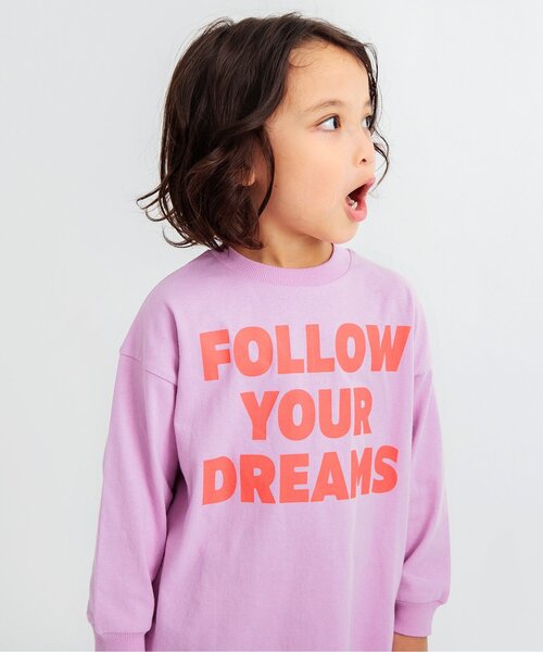 BREEZE（ブリーズ）の「ロゴ&ナンバリング ロンT（Tシャツ/カットソー・キッズ・ブラック/オフホワイト/ブルー/レッド/ピンク/グリーン・90/100/110/120/80/130/140）」の5枚目の写真