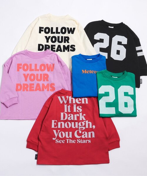 BREEZE（ブリーズ）の「ロゴ&ナンバリング ロンT（Tシャツ/カットソー・キッズ・ブラック/オフホワイト/ブルー/レッド/ピンク/グリーン・90/100/110/120/80/130/140）」の19枚目の写真