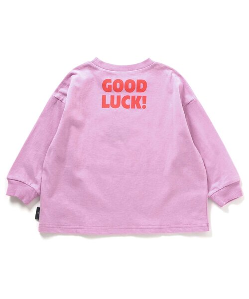BREEZE(ブリーズ)の「ロゴ&ナンバリング ロンT(Tシャツ/カットソー・キッズ・ブラック/オフホワイト/ブルー/レッド/ピンク/グリーン・90/100/110/120/80/130/140)」の9枚目の写真