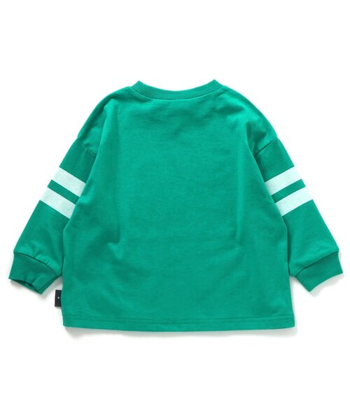 BREEZE（ブリーズ）の「ロゴ&ナンバリング ロンT（Tシャツ/カットソー・キッズ・ブラック/オフホワイト/ブルー/レッド/ピンク/グリーン・90/100/110/120/80/130/140）」の7枚目の写真