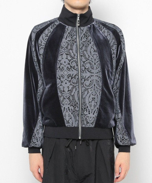HARE（ハレ）の「【SET UP対応】ベロアレーストラックジャケット(HARE)（ブルゾン・メンズ・ブラック/グレー・SMALL/MEDIUM）」の16枚目の写真