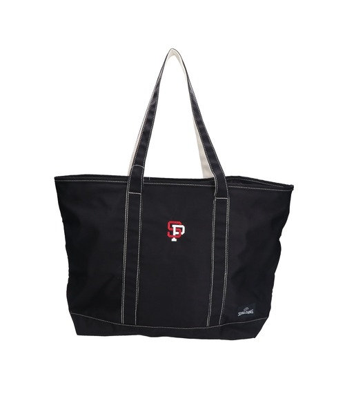 MASSIVE STORE(マッシブストア)の「【SPALDING/スポルディング】COLLEGE TOTE BAG カレッジトートバッグ(トートバッグ・メンズ・ブラック/ワイン/ネイビー・FREE)」の7枚目の写真