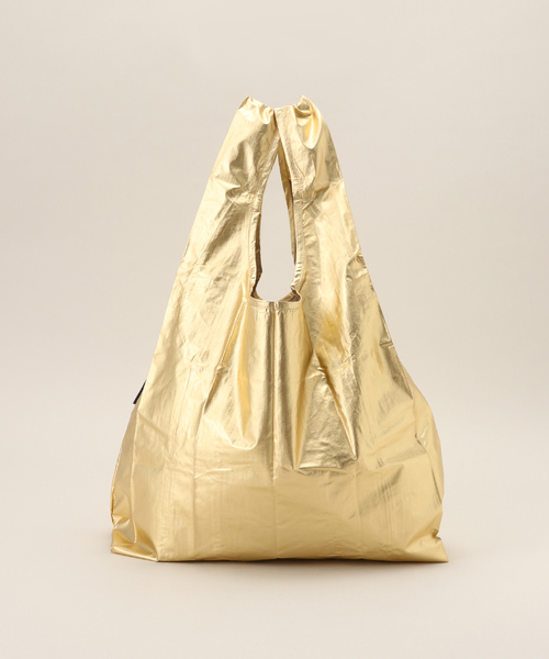 U by SPICK&SPAN（ユーバイスピックアンドスパン）の「【BAGGU/バグゥ】 STANDARD BAGGU メタリック（ハンドバッグ・レディース・ゴールド/シルバー・FREE）」の4枚目の写真
