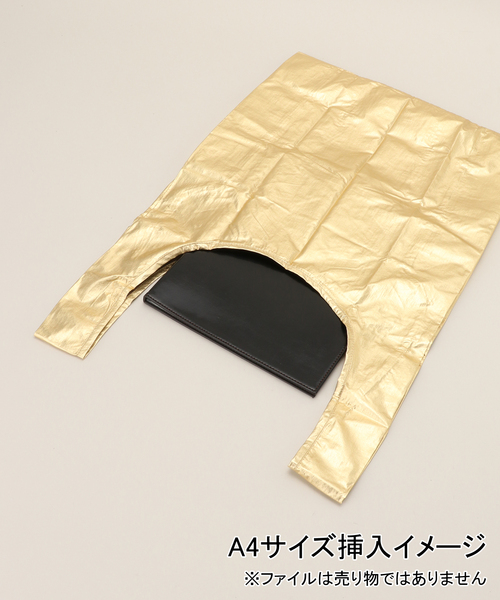 U by SPICK&SPAN（ユーバイスピックアンドスパン）の「【BAGGU/バグゥ】 STANDARD BAGGU メタリック（ハンドバッグ・レディース・ゴールド/シルバー・FREE）」の7枚目の写真