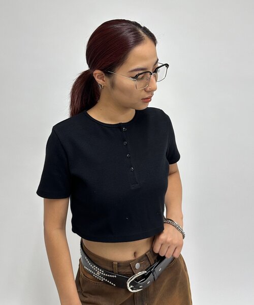 WHO'S WHO gallery（フーズフーギャラリー）の「スクエアメガネ（サングラス・レディース・ブラック/シルバー/ブラック系その他/シルバー系その他・FREE）」の20枚目の写真