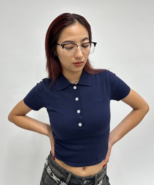 WHO'S WHO gallery（フーズフーギャラリー）の「スクエアメガネ（サングラス・レディース・ブラック/シルバー/ブラック系その他/シルバー系その他・FREE）」の12枚目の写真