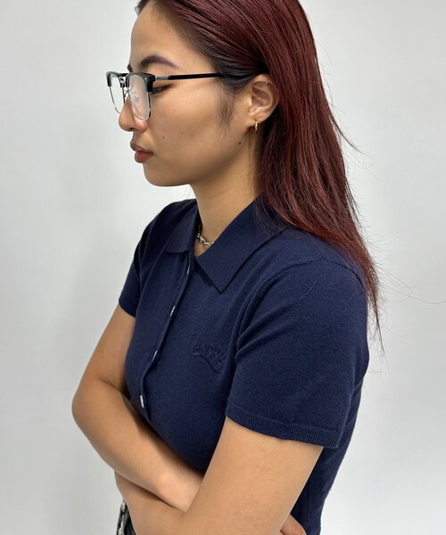 WHO'S WHO gallery（フーズフーギャラリー）の「スクエアメガネ（サングラス・レディース・ブラック/シルバー/ブラック系その他/シルバー系その他・FREE）」の13枚目の写真