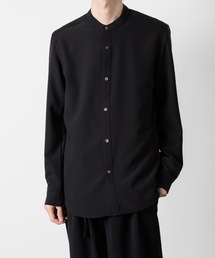 ATTACHMENT | PE コンパクトツイル バンドカラードレスシャツ / PE COMPACT TWILL BAND COLLAR DRESS SHIRT(シャツ/ブラウス)
