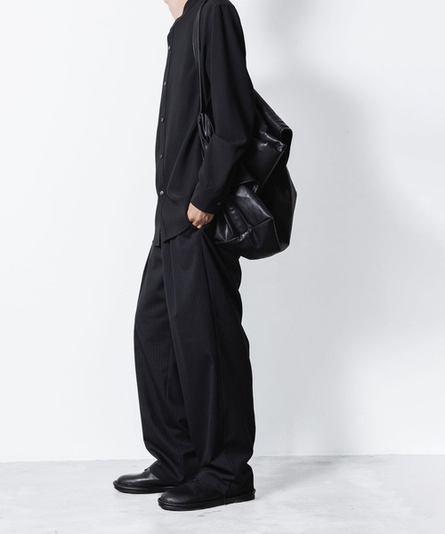 ATTACHMENT(アタッチメント)の「PE コンパクトツイル バンドカラードレスシャツ / PE COMPACT TWILL BAND COLLAR DRESS SHIRT(シャツ/ブラウス・メンズ・ブラック/ホワイト/グレー・1/2/3/4)」の20枚目の写真