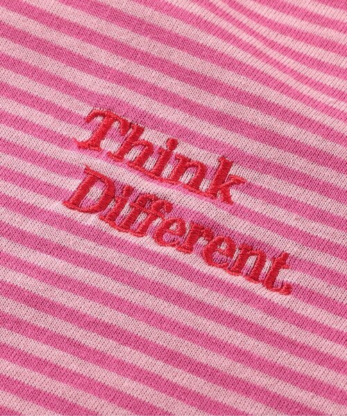 BREEZE（ブリーズ）の「【WEB限定】マルチボーダーTシャツ（Tシャツ/カットソー・キッズ・サックスブルー/ブラック/オフホワイト/グリーン/ピンク・150/90/100/110/120/130/140/80）」の13枚目の写真