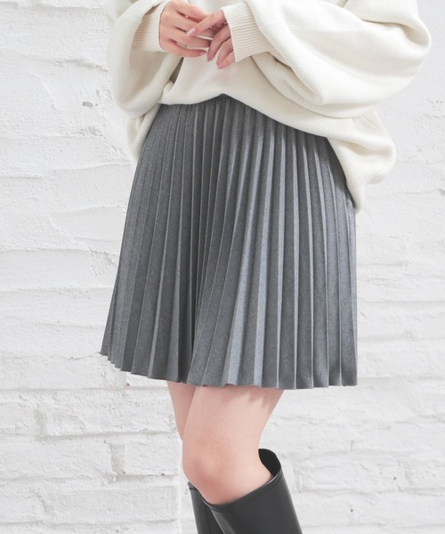 Honeys（ハニーズ）の「ミニプリーツスカート（スカート・レディース・ブラック/杢グレー・SS/S/M/L/LL）」の9枚目の写真