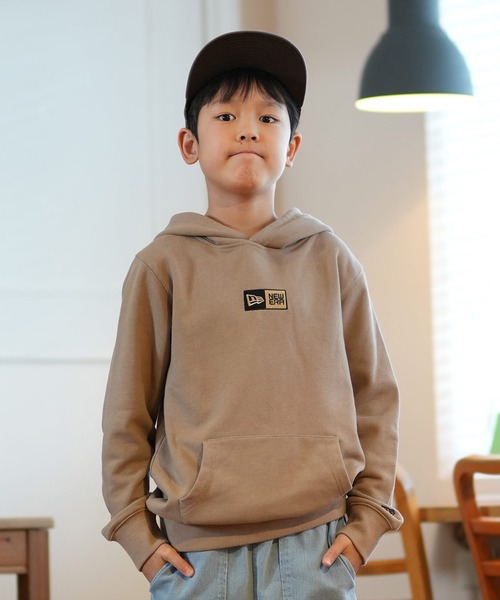 NEW ERA/ニューエラ キッズ パーカー Youth 裏起毛 スウェット プルオーバーフーディー Box Logo 14325129/14325130（パーカー）｜NEW ERA（ニューエラ）