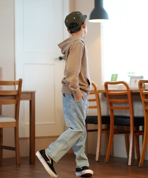 NEW ERA（ニューエラ）の「NEW ERA/ニューエラ キッズ パーカー Youth スウェット プルオーバーフーディー Box Logo 14325129/14325130（パーカー・キッズ・ベージュ/ブラック・140cm/150cm/160cm/130cm）」の8枚目の写真
