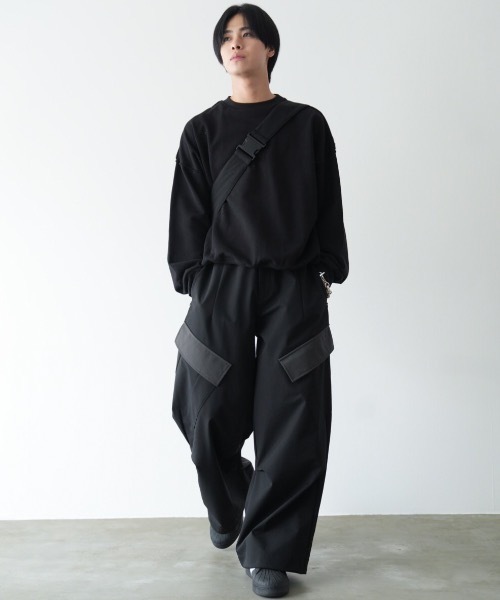 Design crew neck sweatshirt / デザインクルーネックスウェット