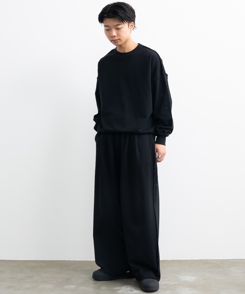 Design crew neck sweatshirt / デザインクルーネックスウェット
