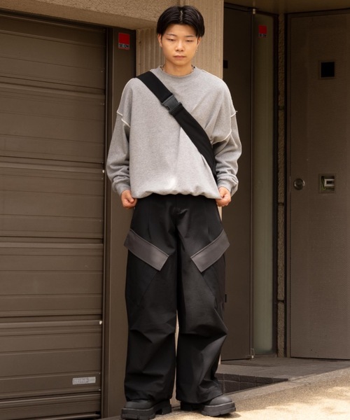 Design crew neck sweatshirt / デザインクルーネックスウェット
