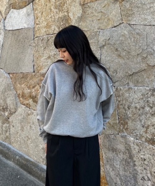 Design crew neck sweatshirt / デザインクルーネックスウェット