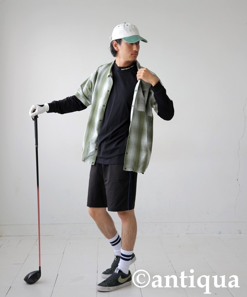 antiqua(アンティカ)の「ゴルフヒートトップス(Tシャツ/カットソー・レディース・ホワイト/ブラック・L/M)」の20枚目の写真