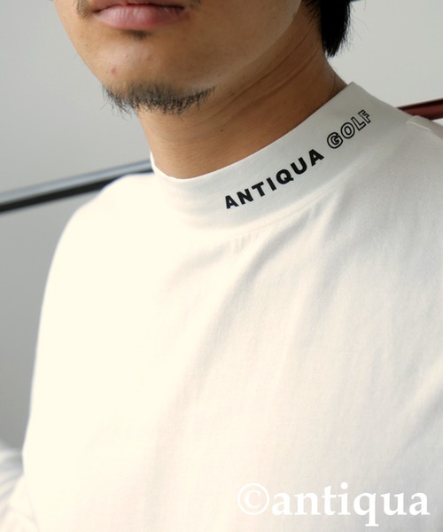 antiqua(アンティカ)の「ゴルフヒートトップス(Tシャツ/カットソー・レディース・ホワイト/ブラック・L/M)」の12枚目の写真