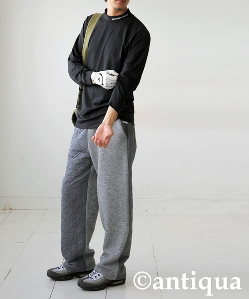 antiqua(アンティカ)の「ゴルフヒートトップス(Tシャツ/カットソー・レディース・ホワイト/ブラック・L/M)」の19枚目の写真