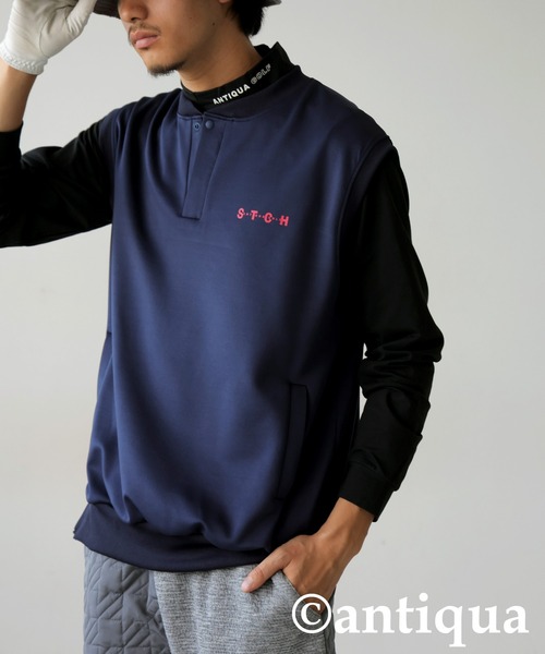 antiqua(アンティカ)の「ゴルフヒートトップス(Tシャツ/カットソー・レディース・ホワイト/ブラック・L/M)」の21枚目の写真