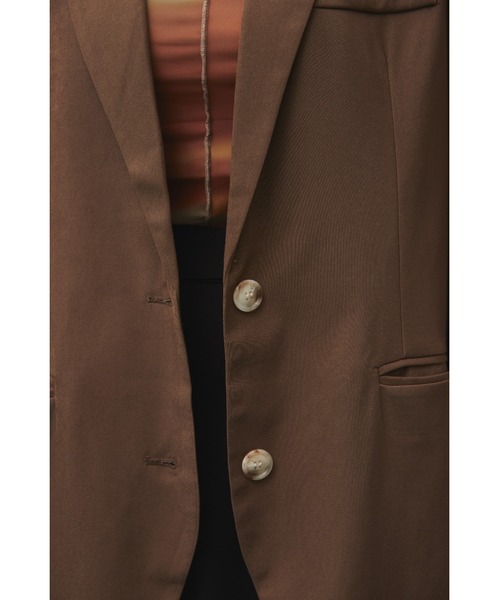 Solace（ソレイス）の「インサイドカラーテーラードジャケット（テーラードジャケット・レディース・ブラウン/グレー・FREE）」の10枚目の写真