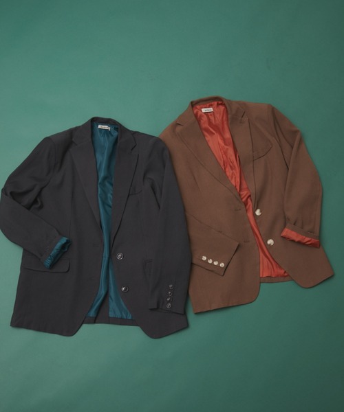 Solace（ソレイス）の「インサイドカラーテーラードジャケット（テーラードジャケット・レディース・ブラウン/グレー・FREE）」の19枚目の写真