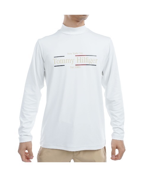 公式ファッションブランド通販サイト セール】ﾌﾛﾝﾄﾛｺﾞ 長袖ﾓｯｸﾈｯｸｼｬﾂ（Tシャツ/カットソー）｜TOMMY メンズウェア
