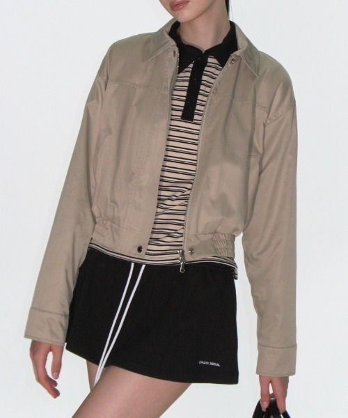 CRANK（クランク）の「韓国ブランド CRANK クランク MICRO FLARED SKIRT マイクロフレアスカート スウェットスカート ミニスカート スポーツミックス 韓国ファッション 韓国ストリート ストリートファッション（スカート・レディース・杢グレー/ブラック/ホワイト・ONE SIZE）」の10枚目の写真