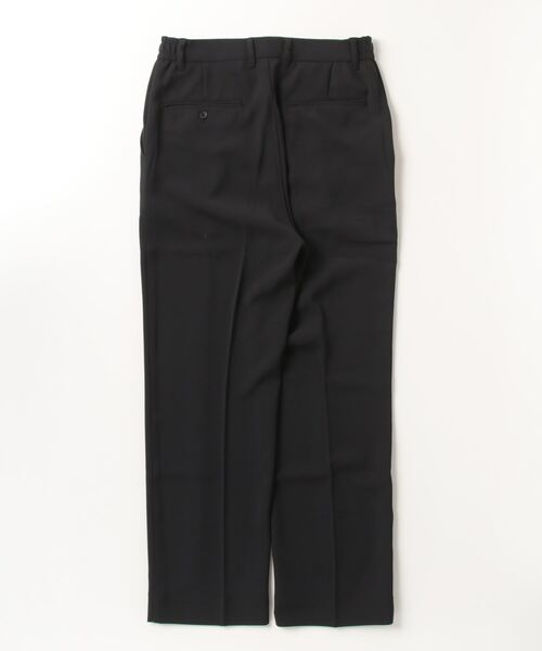 NANO universe（ナノユニバース）の「ドレープ ストレートスラックス(セットアップ可)（スラックス・メンズ・ブラック/カーキブラウン/ダークネイビー・L/M/S）」の4枚目の写真