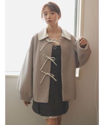 dazzlin | 【森香澄コラボ】リボンモチーフボアコート(その他アウター)