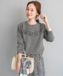 URBAN RESEARCH | UR フリンジニット(ニット/セーター)
