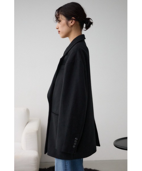 AZUL by moussy（アズールバイマウジー）の「ダブルテーラードジャコット（テーラードジャケット・レディース・ダークブルー/グレー系その他2/杢グレー/ブラック・SMALL/MEDIUM）」の7枚目の写真