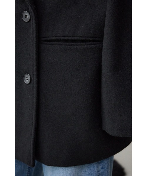 AZUL by moussy（アズールバイマウジー）の「ダブルテーラードジャコット（テーラードジャケット・レディース・ダークブルー/グレー系その他2/杢グレー/ブラック・SMALL/MEDIUM）」の13枚目の写真