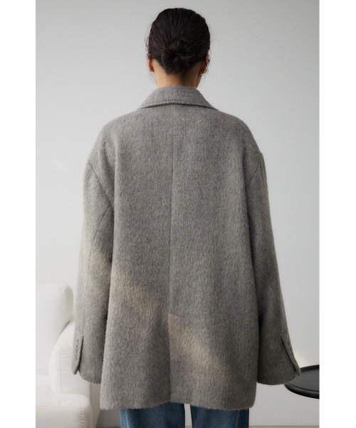 AZUL by moussy（アズールバイマウジー）の「ダブルテーラードジャコット（テーラードジャケット・レディース・ダークブルー/グレー系その他2/杢グレー/ブラック・SMALL/MEDIUM）」の19枚目の写真