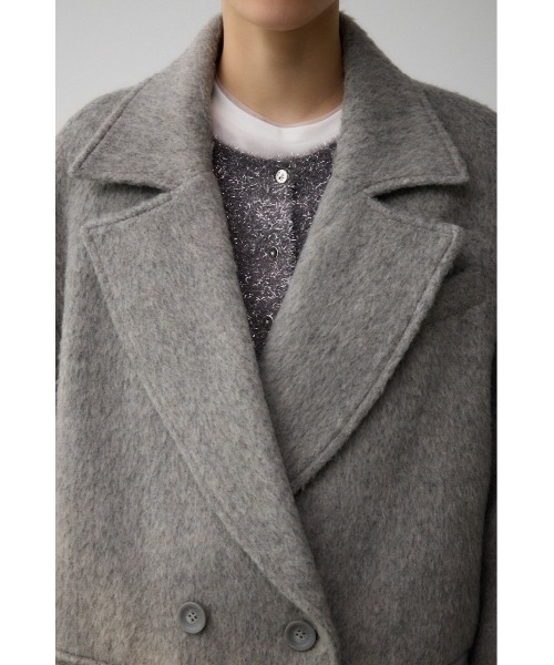 AZUL by moussy（アズールバイマウジー）の「ダブルテーラードジャコット（テーラードジャケット・レディース・ダークブルー/グレー系その他2/杢グレー/ブラック・SMALL/MEDIUM）」の20枚目の写真