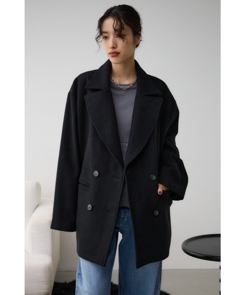 AZUL by moussy ダブルテーラードジャケット S ブラック セール】ダブルテーラードジャコット（テーラードジャケット）｜AZUL
