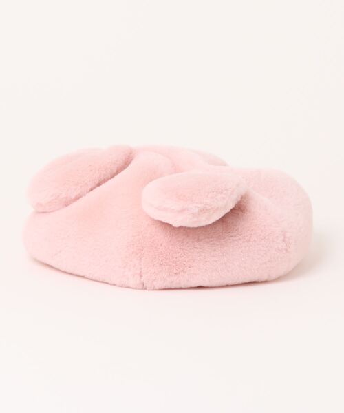 セール】フェイクファー耳付ベレー帽(S～M)（ハンチング/ベレー帽