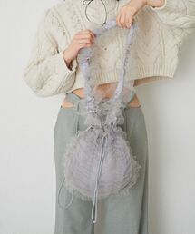 kivi（キヴィ）の「チュールドロストバッグ（ショルダーバッグ）」