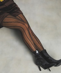 uyu.（ウユ）の「ストライプラインタイツ【uyu./ウユ】（タイツ/ストッキング）」