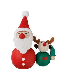 MARK'S（マークス）の「ハラチキ 手のひら人形・サンタペア マークス クリスマスインテリア（インテリア雑貨）」