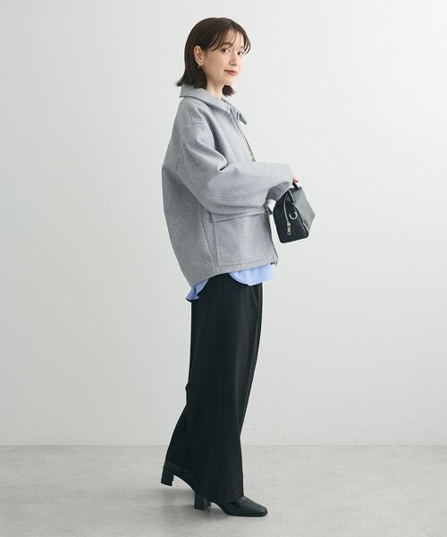 Green Parks(グリーンパークス)の「2WAYニットフードウールライクジャケット(その他アウター・レディース・杢グレー/イエロー/ベージュ系その他2・FREE)」の21枚目の写真