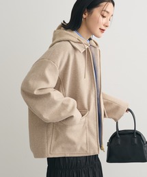 Green　Parks | 2WAYニットフードウールライクジャケット(その他アウター)