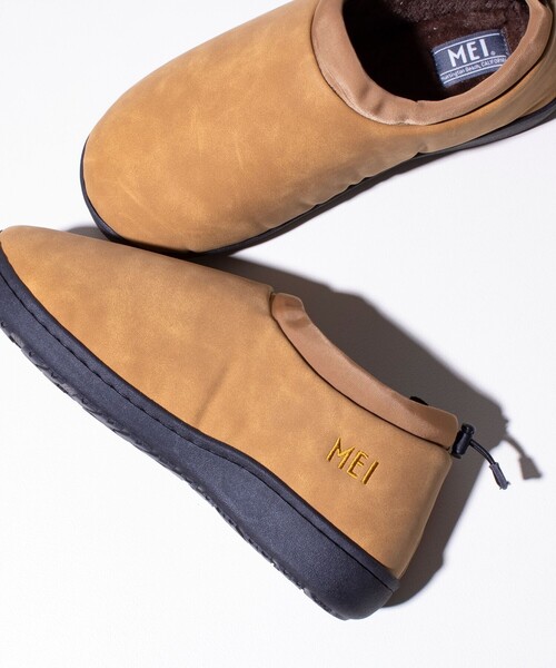 MEI（メイ）の「【MEI/メイ】2WAY CODE MOC SHOES モックシューズ ムートン（スニーカー・メンズ・キャメル/ダークブラウン/ブラック・S/L/M）」の3枚目の写真