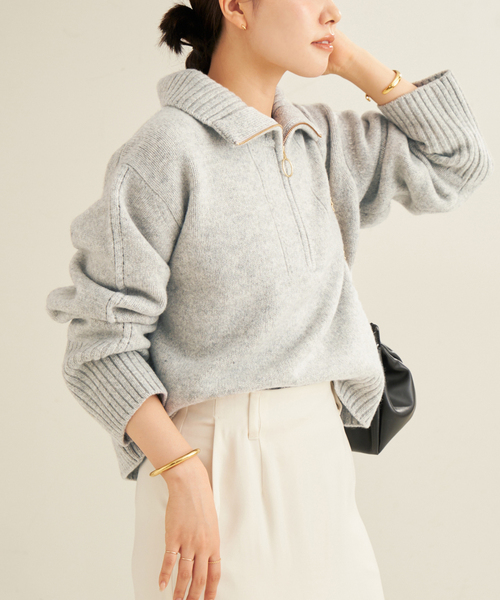 GMTマスター plage pooginook zip upニット セール】pooginook zip up ニット（ニット/セーター）｜Plage